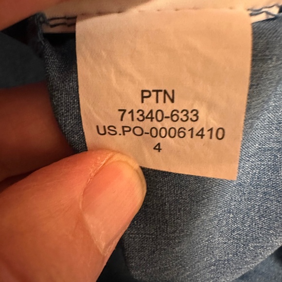 5.11 TACTICAL Freedom Flex Short Sleeve Shirt M | Blue Snap Vented Work Utility - Picture 10 of 10